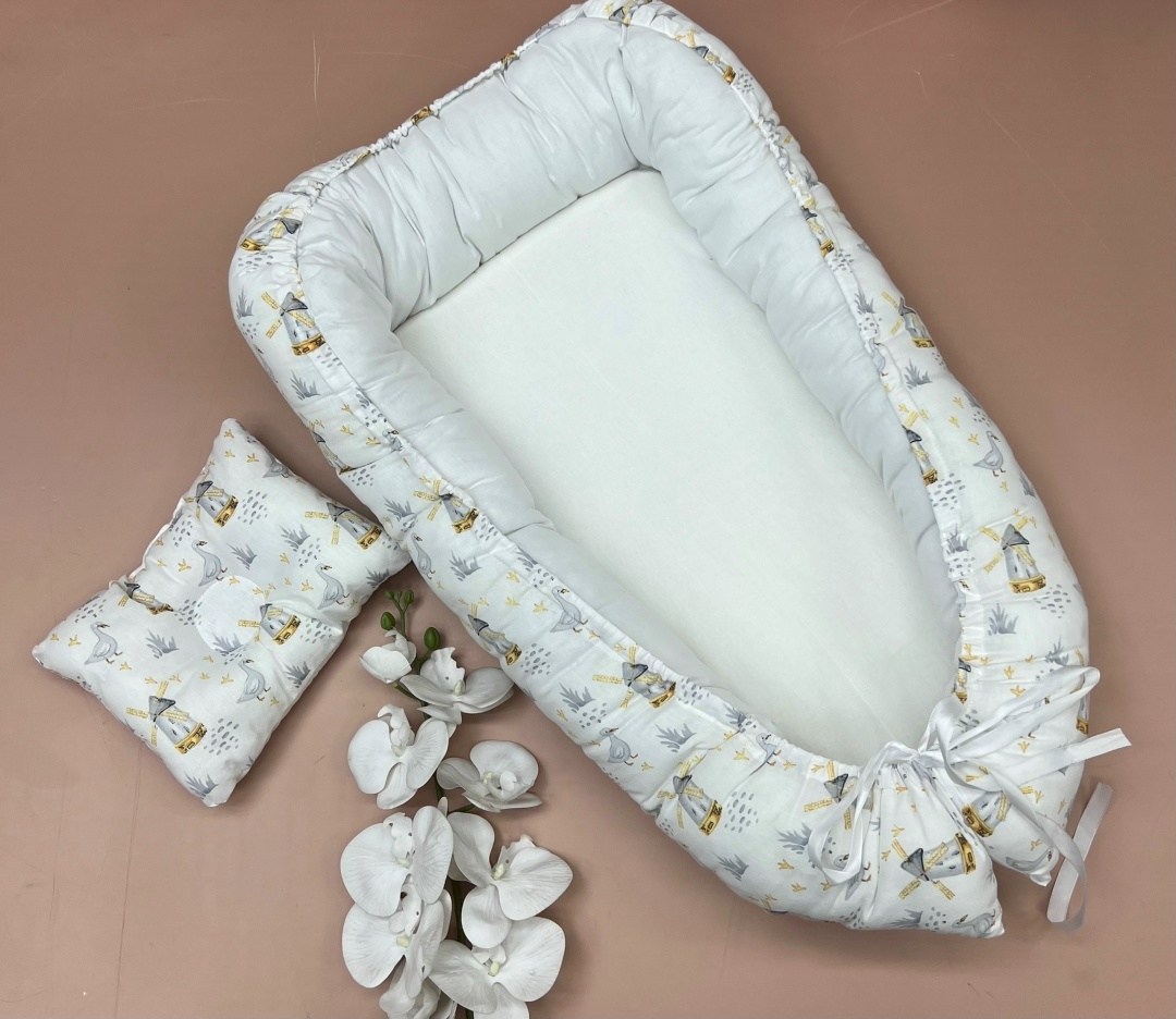 кокон-гнездышко для новорожденных,кокон (гнездышко) для новорожденного,кокон - гнездышко для новорожденных со съемным матрасиком,кокон-гнёздышко,гнездышко для новорожденного