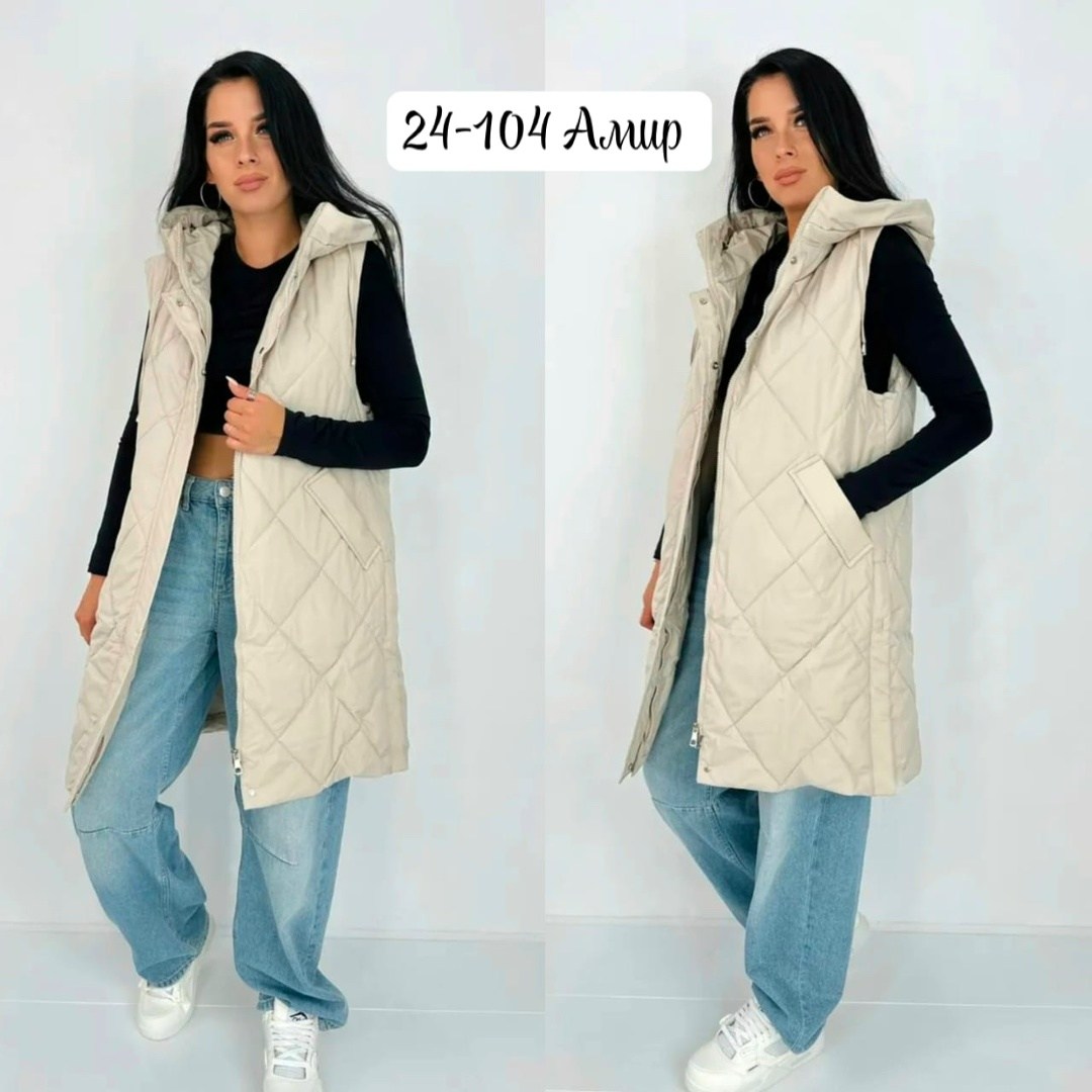 жилетка удлиненная,жилет удлиненный женский,жилетка с капюшоном,жилетка женская,жилетка плащевка