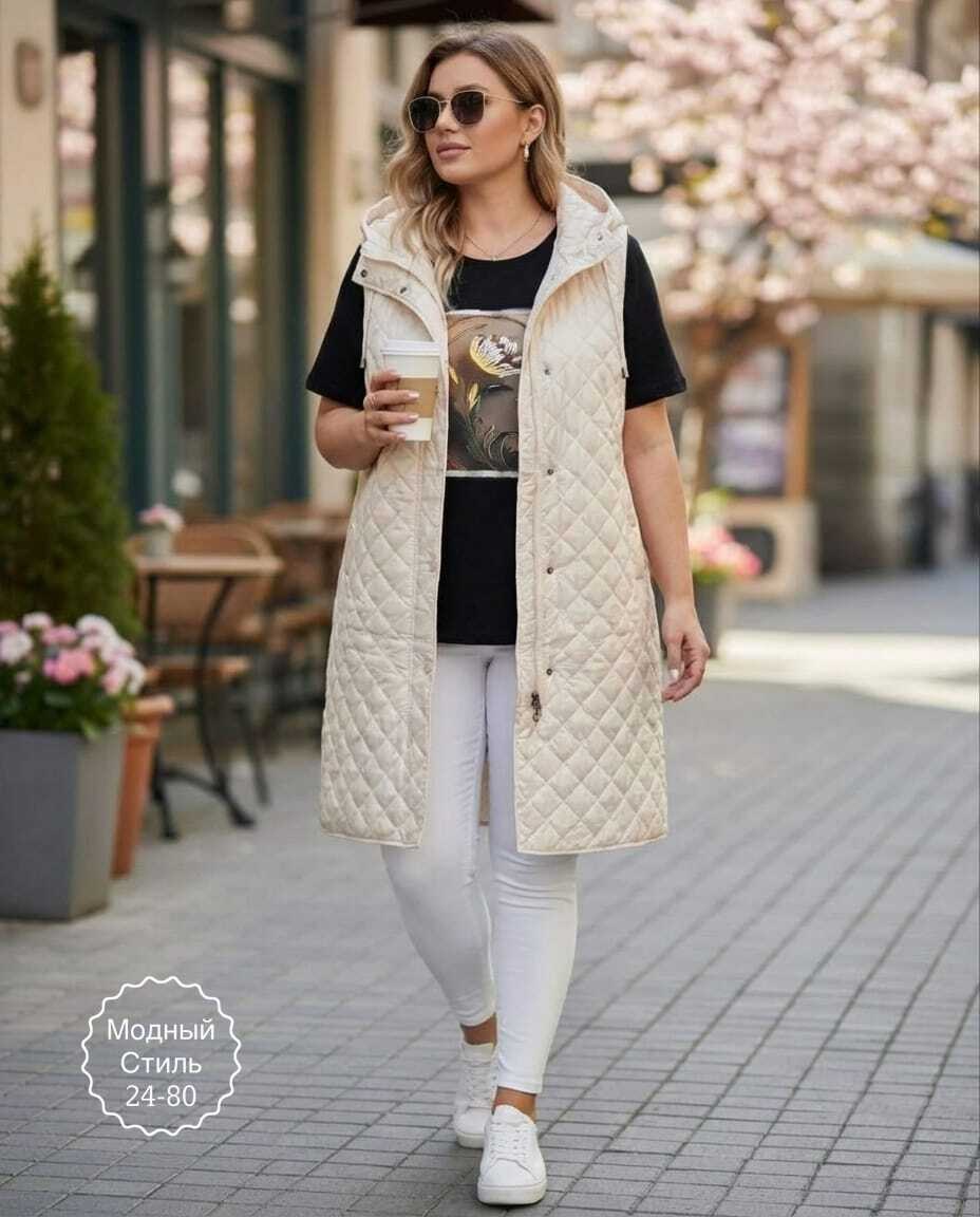 женская жилетка больших размеров,женская жилетка,жилет удлиненный,жилет женский,жилет на синтепоне