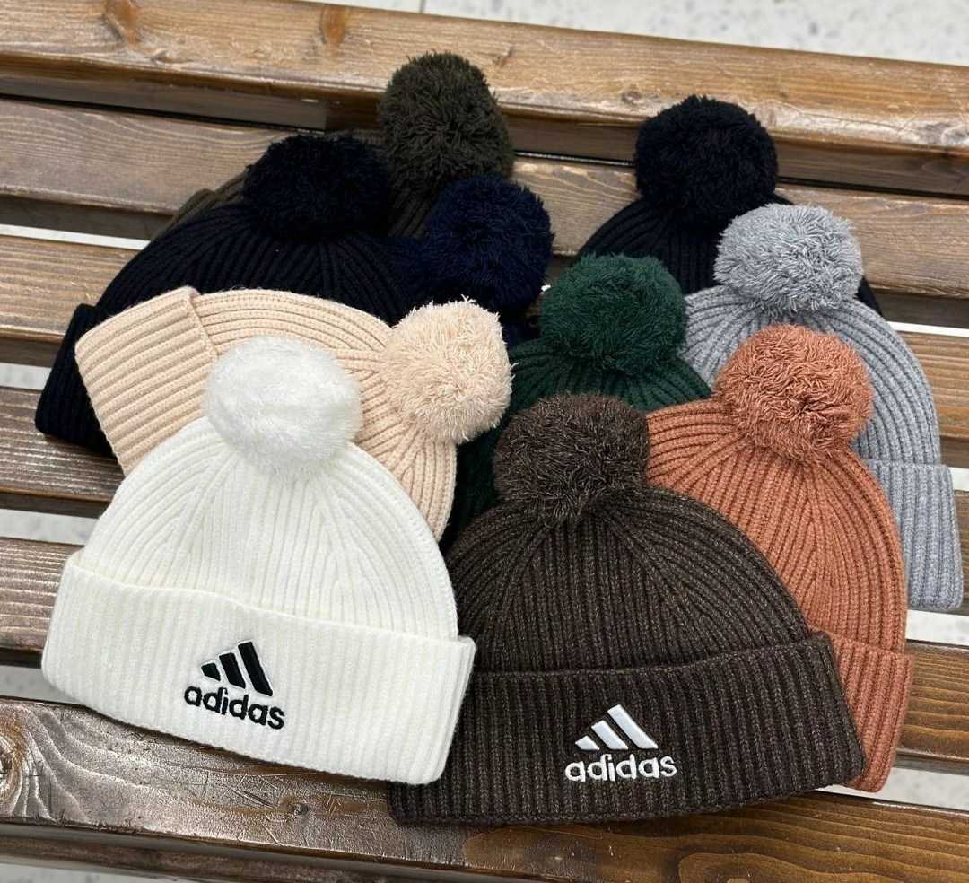 шапка бини мужская адидас,шапка адидас,шапка adidas,шапка с помпоном мужская adidas,шапка мужская адидас оригинал