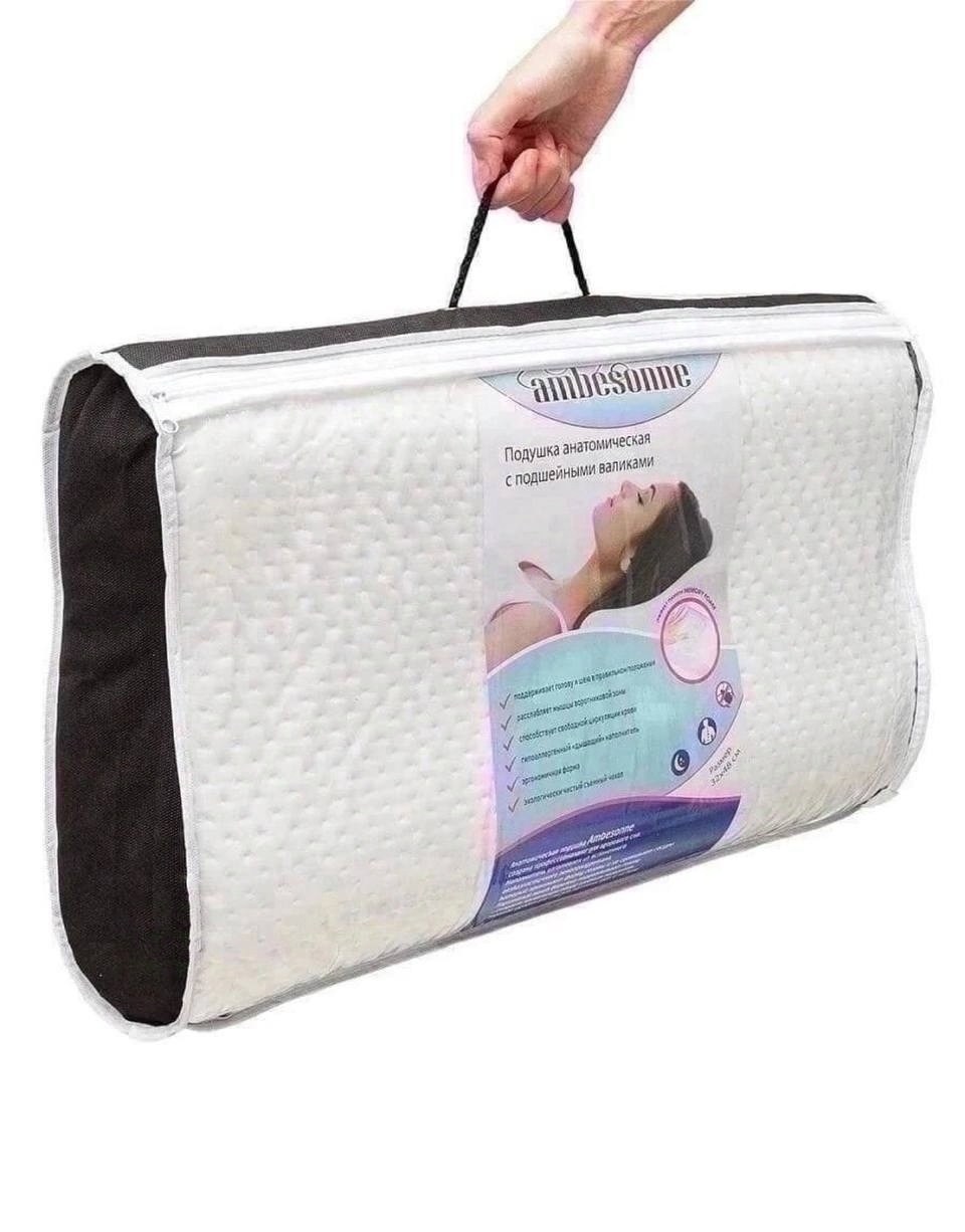 ортопедическая подушка,ортопедическая подушка ambesonne для сна с,подушка ортопедическая ambesonne memory foam,анатомическая подушка ambesonne,подушки ортопедические ambesonne 60х40