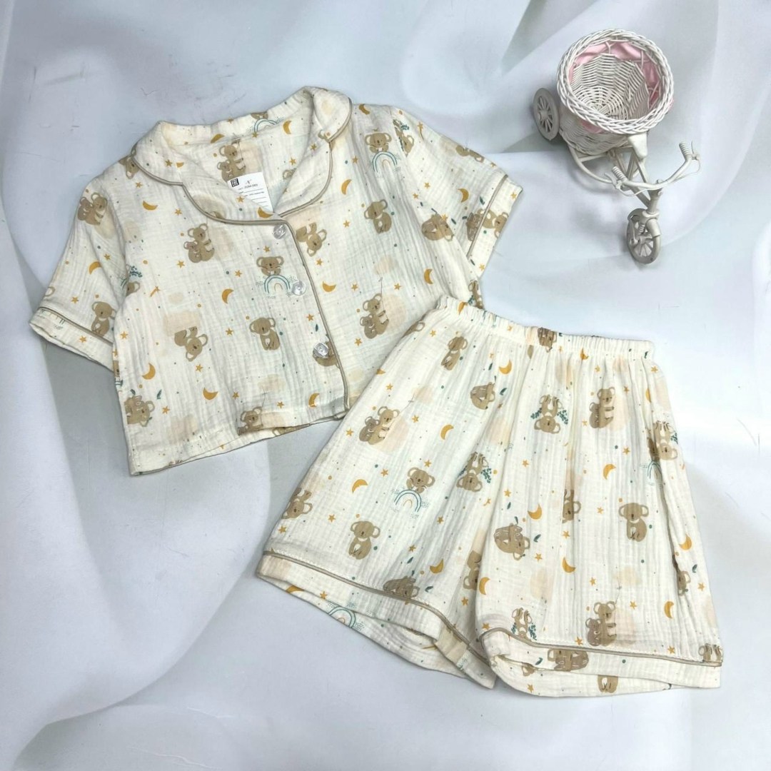пижама муслин,детская пижама,пижам,хлопковая пижама,пижама для малыша