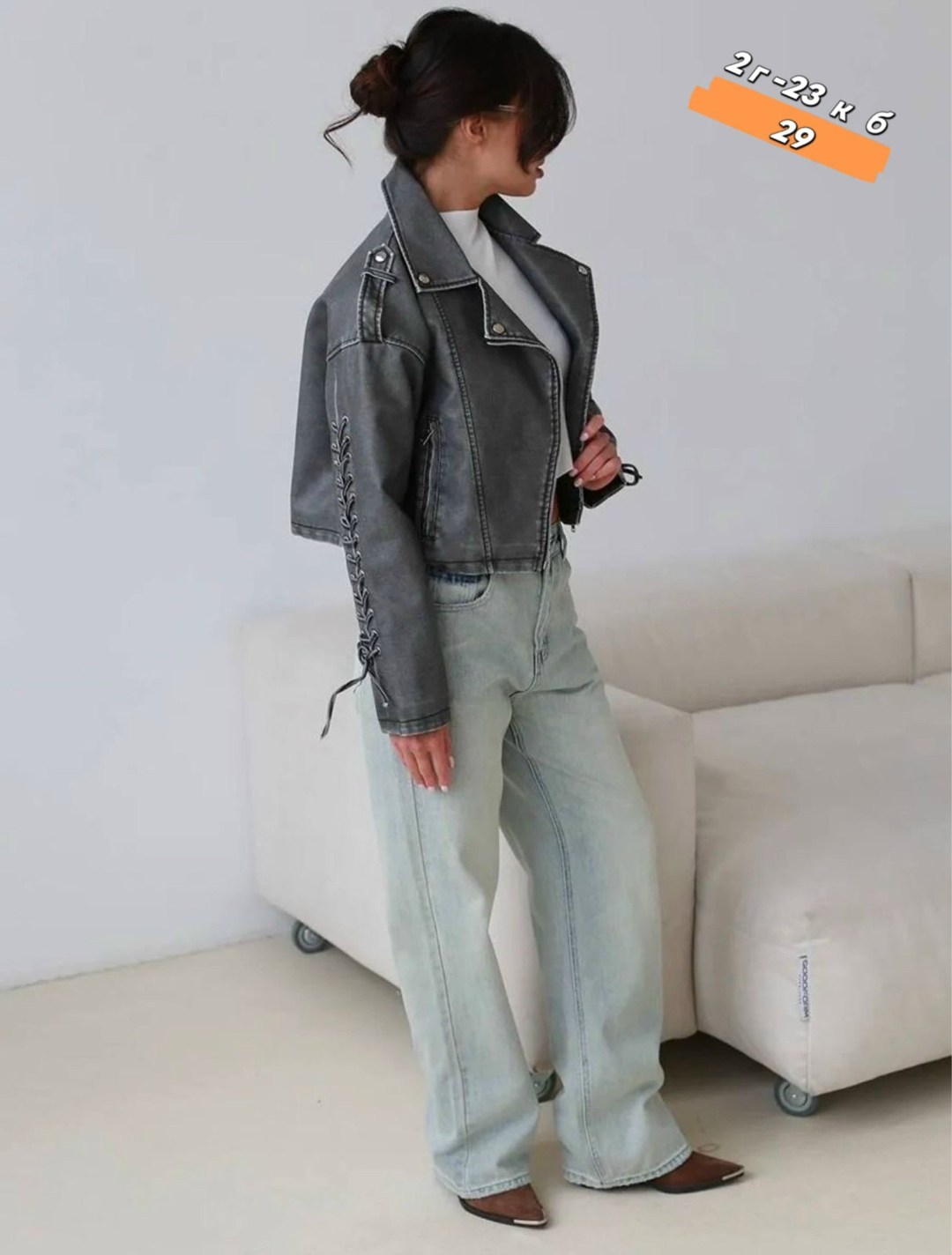 косуха винтажная куртка кожаная oversize серая monyken,кожаная куртка косуха,косуха женская,кожаная куртка косуха женская,куртка косуха