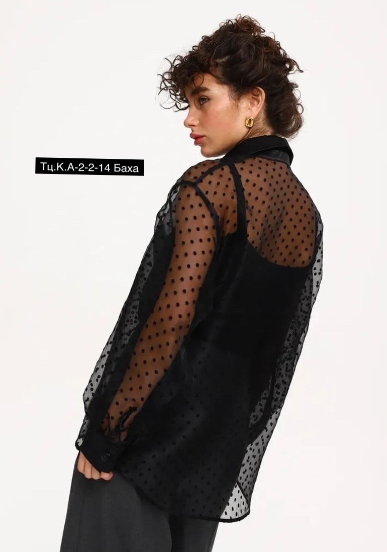 прозрачная блузка,блузка женская,блузка нарядная вечерняя в горошек рубашка,женская блуза,рубашка женская