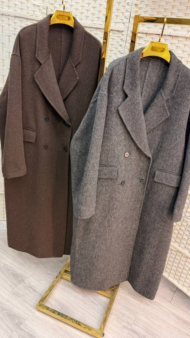 оверсайз пальто,пальто оверсайз женское,шерстяное пальто,серое пальто,пальто