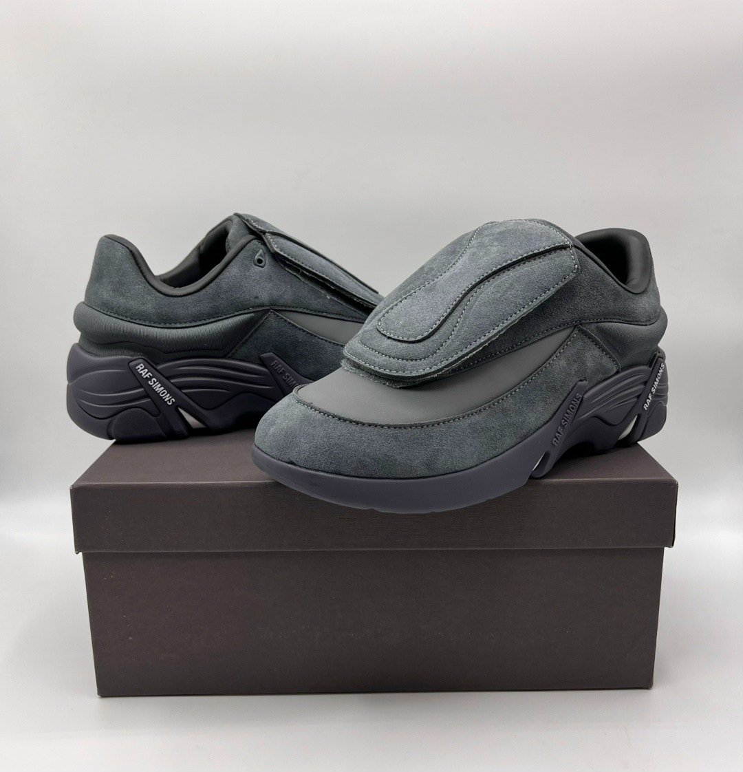кроссовки raf simons antei,raf simons черные замшевые низкие кроссовки,кроссовки raf simons,кроссовки raf simons (runner) ante,raf simons antei