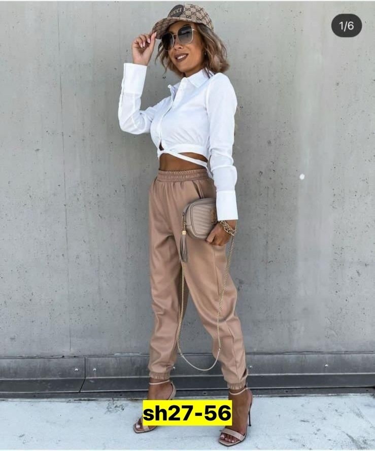 повседневные брюки,брюки женские,джоггеры женские,брюки джоггеры из экокожи,модные брюки