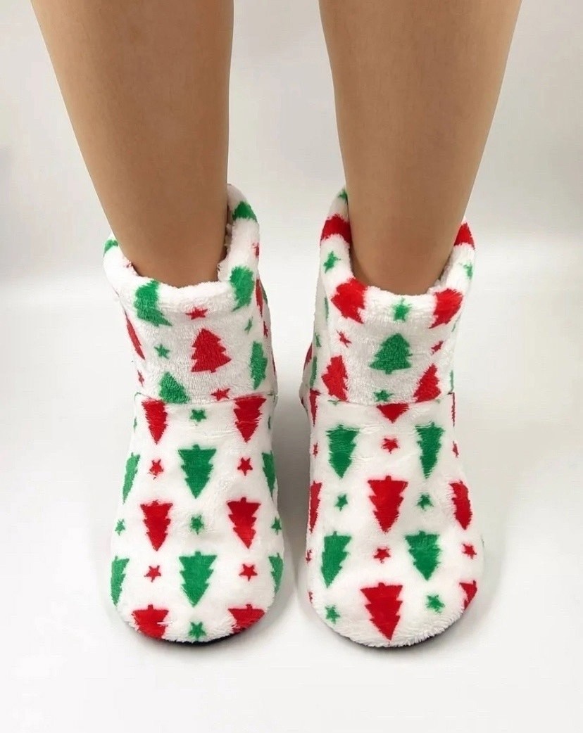 носки новогодние женские,тапочки носки домашние теплые k&h collection,тапочки домашние новогодние,тапочки домашние женские,носки новогодние