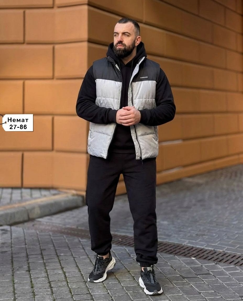 мужской теплый спортивный костюм на флисе с жилетом,костюм на флисе мужской,спортивный костюм мужской,мужской теплый спортивный костюм на флисе