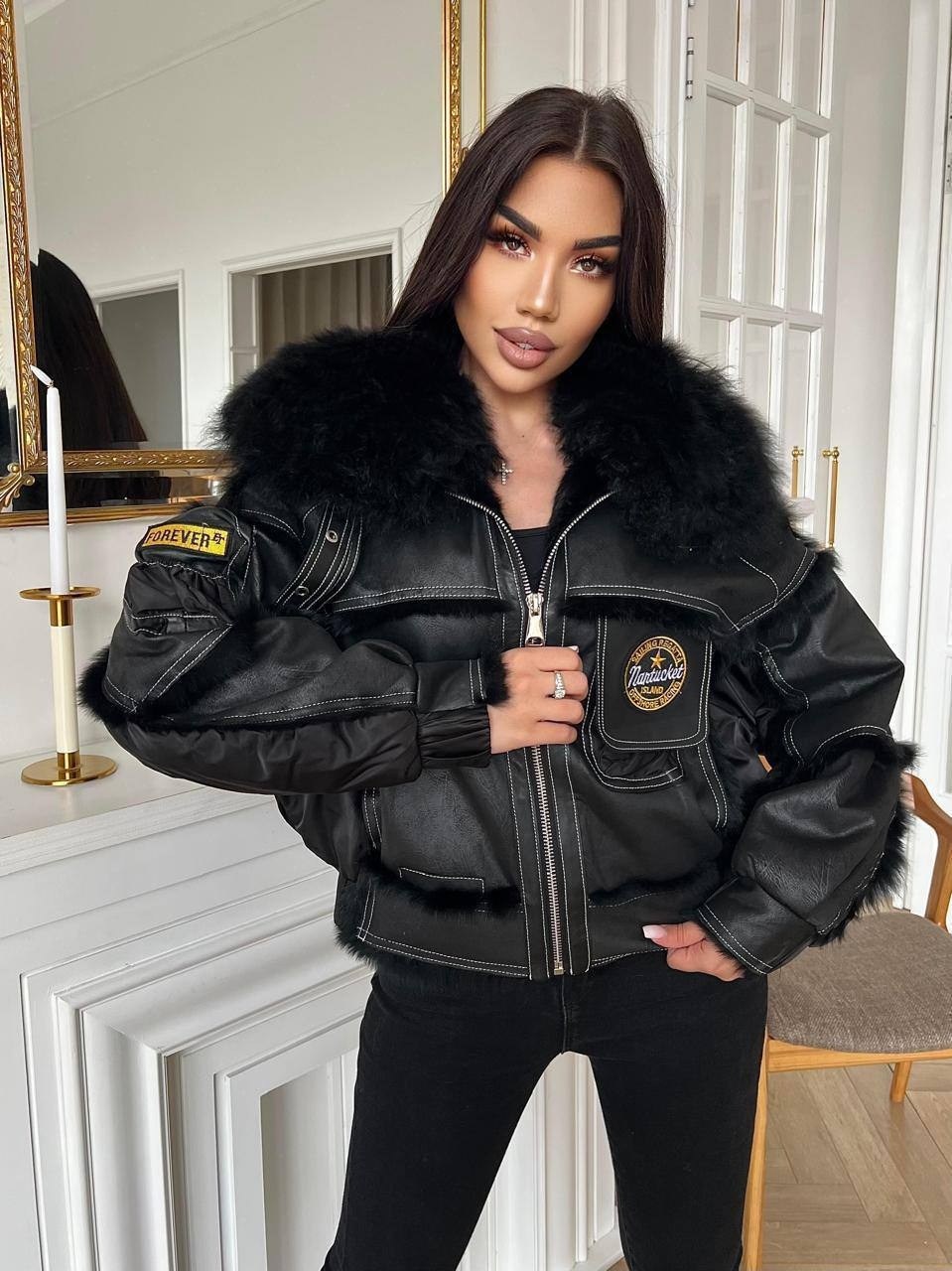 комбинированная куртка с натуральным мехом,куртка с натуральным мехом внутри мех кролик,комбинированная куртка с натуральным мехом внутри мех кролик,куртка с натуральным мехом,куртка с натуральным мех