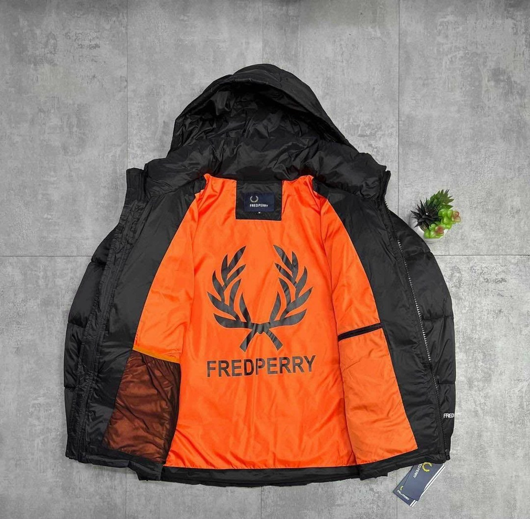 пуховик утепленный зимний куртка fred perry,куртка пуховик,зимняя куртка fred perry,пуховик fred perry,пуховик куртка зимний