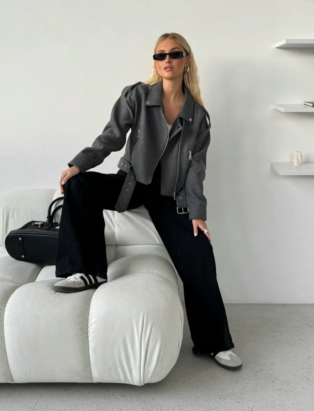 куртка косуха,модная женская куртка,косуха женская шерстяная оверсайз kyfon,оверсайз куртка,косуха короткая оверсайз missis mariyam