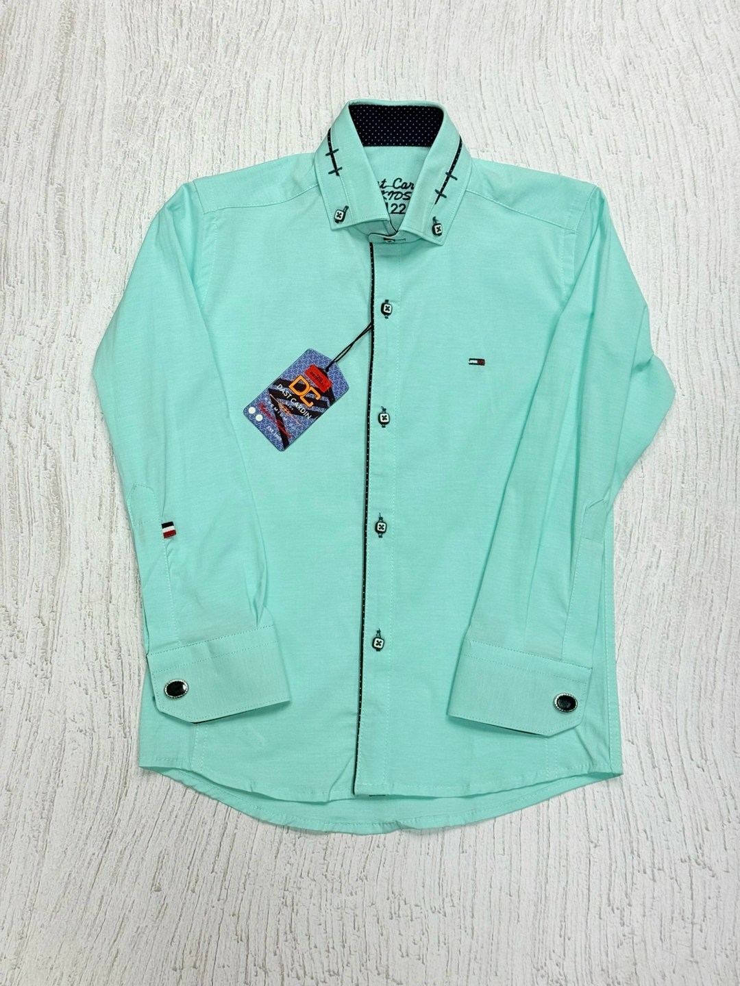 рубашка мятного цвета для мальчика,рубашка для мальчика,рубашка для мальчика bonito,детская рубашка,школьная рубашка для мальчика