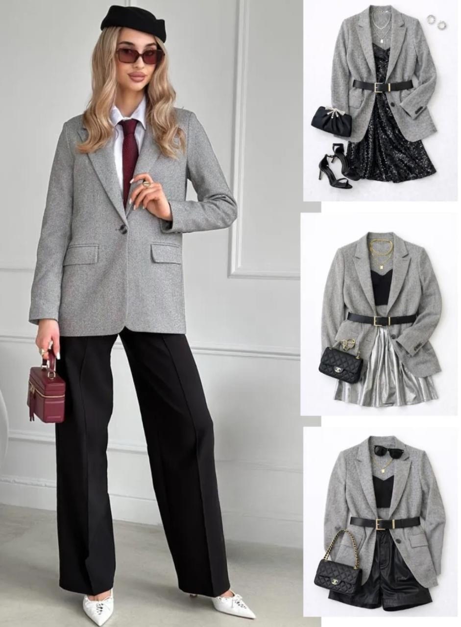 костюм брючный серый,жакет,жакет и брюки,женский брючный костюм