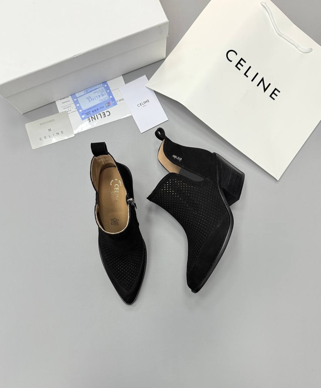 ботильоны celine,,ботильоны женские,сапоги celine, женская