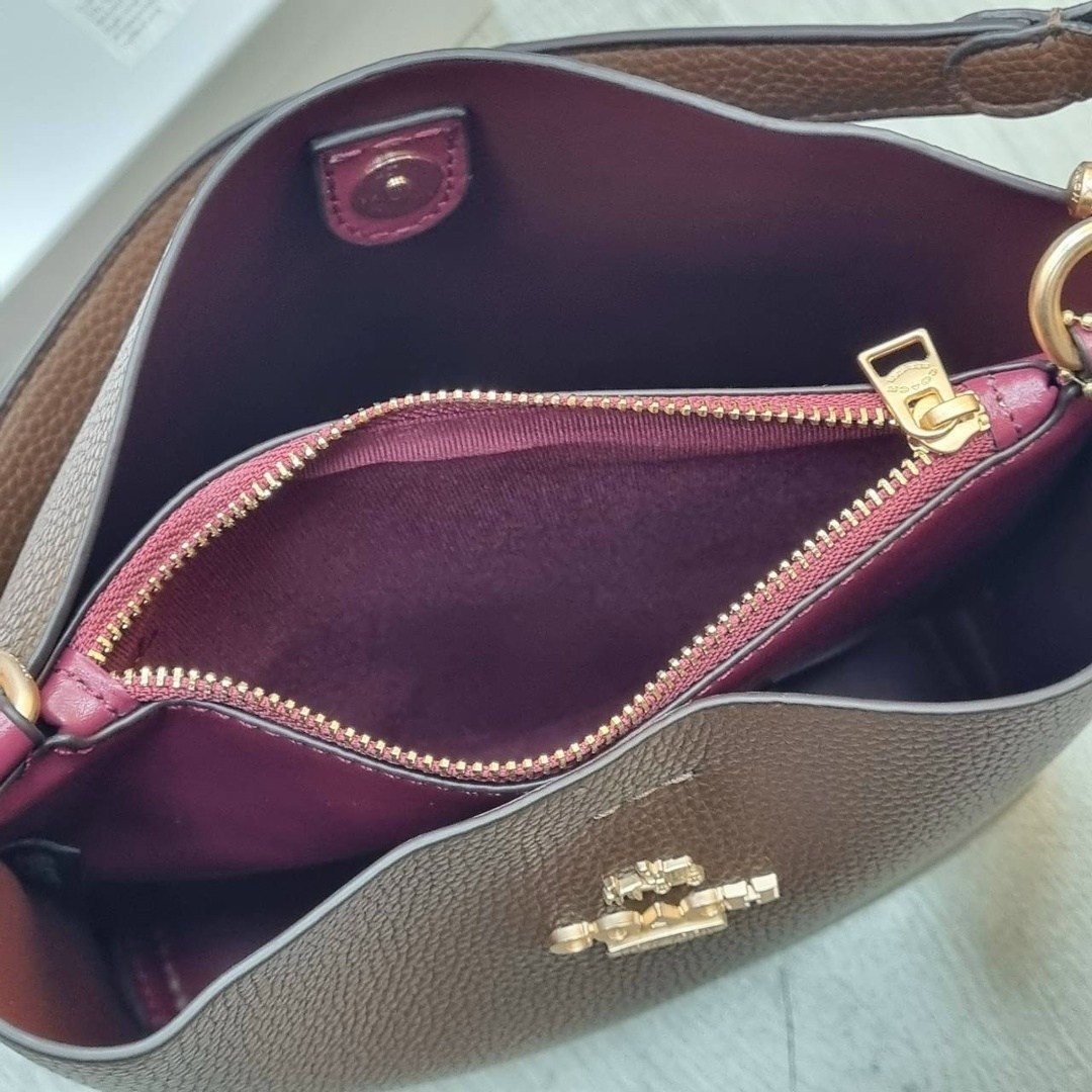 cумка coach,сумка coach через плечо женская,сумка женская coach,бордовая сумка,coach сумка ведро