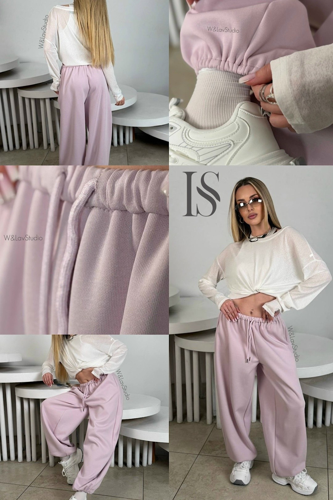 трикотажный костюм,трикотажные брюки,женские брюки,костюм женский,комбинированные брюки