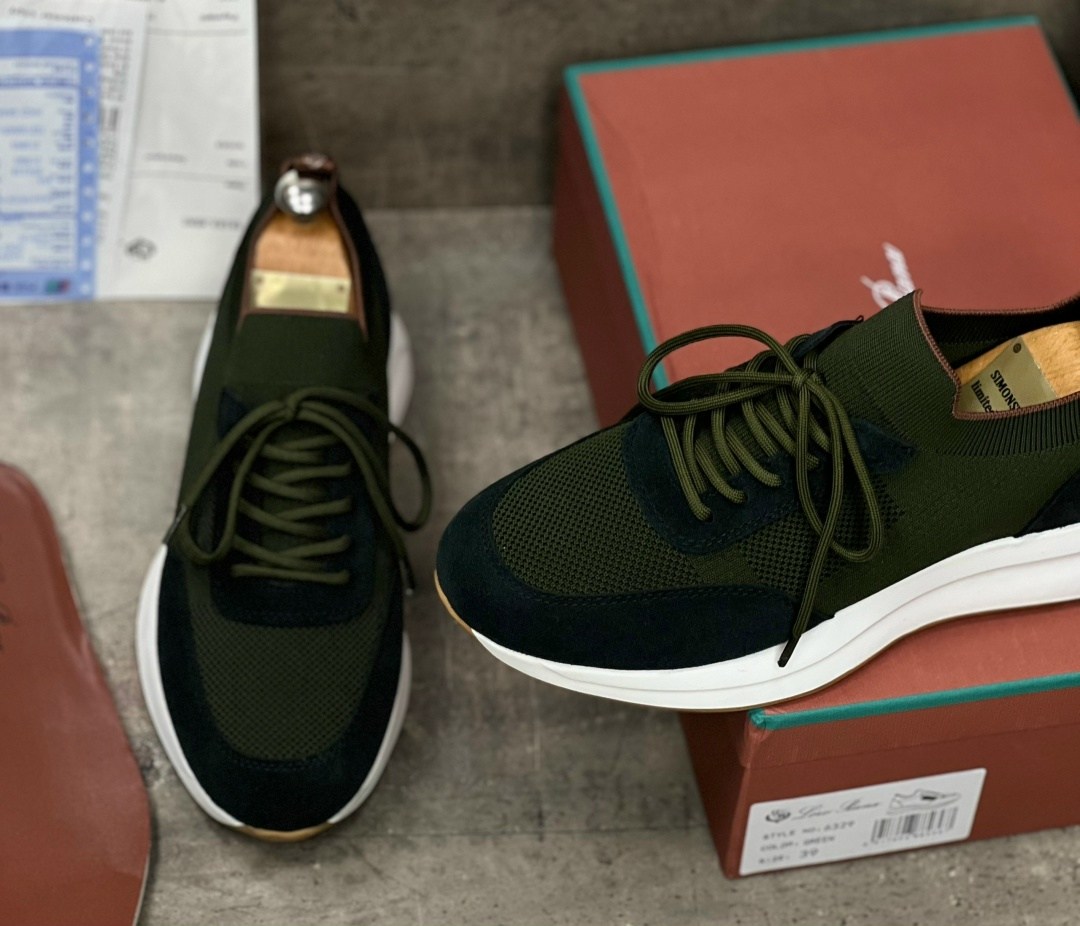 ,кроссовки loro piana мужские,кроссовки loro piana,кроссовки хаки,мужские текстильные кроссовки