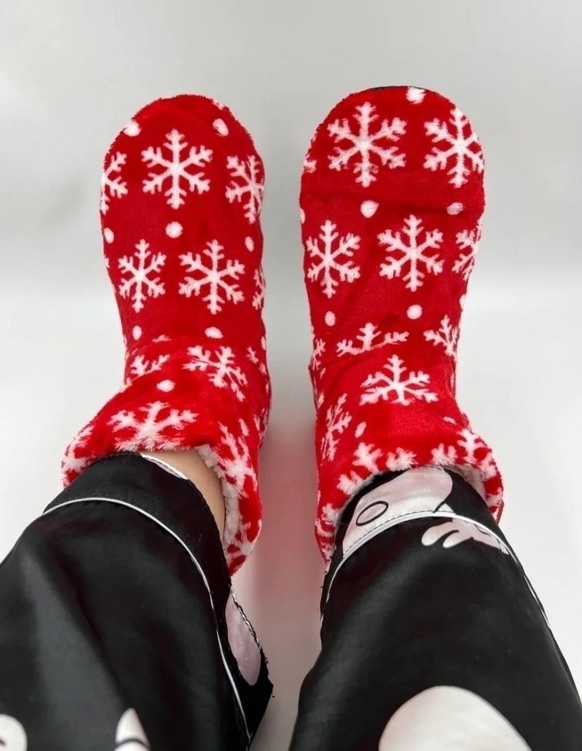 носки новогодние женские,тапочки носки домашние теплые k&h collection,тапочки домашние новогодние,тапочки домашние женские,носки новогодние