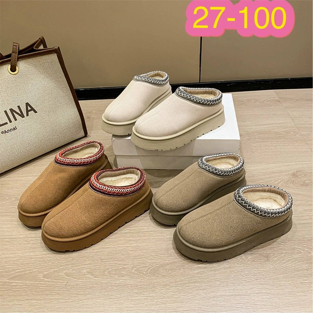 ,женские тапочки,тапочки на платформе,женские домашние тапочки,новые женские шерстяные тапочки на платформе