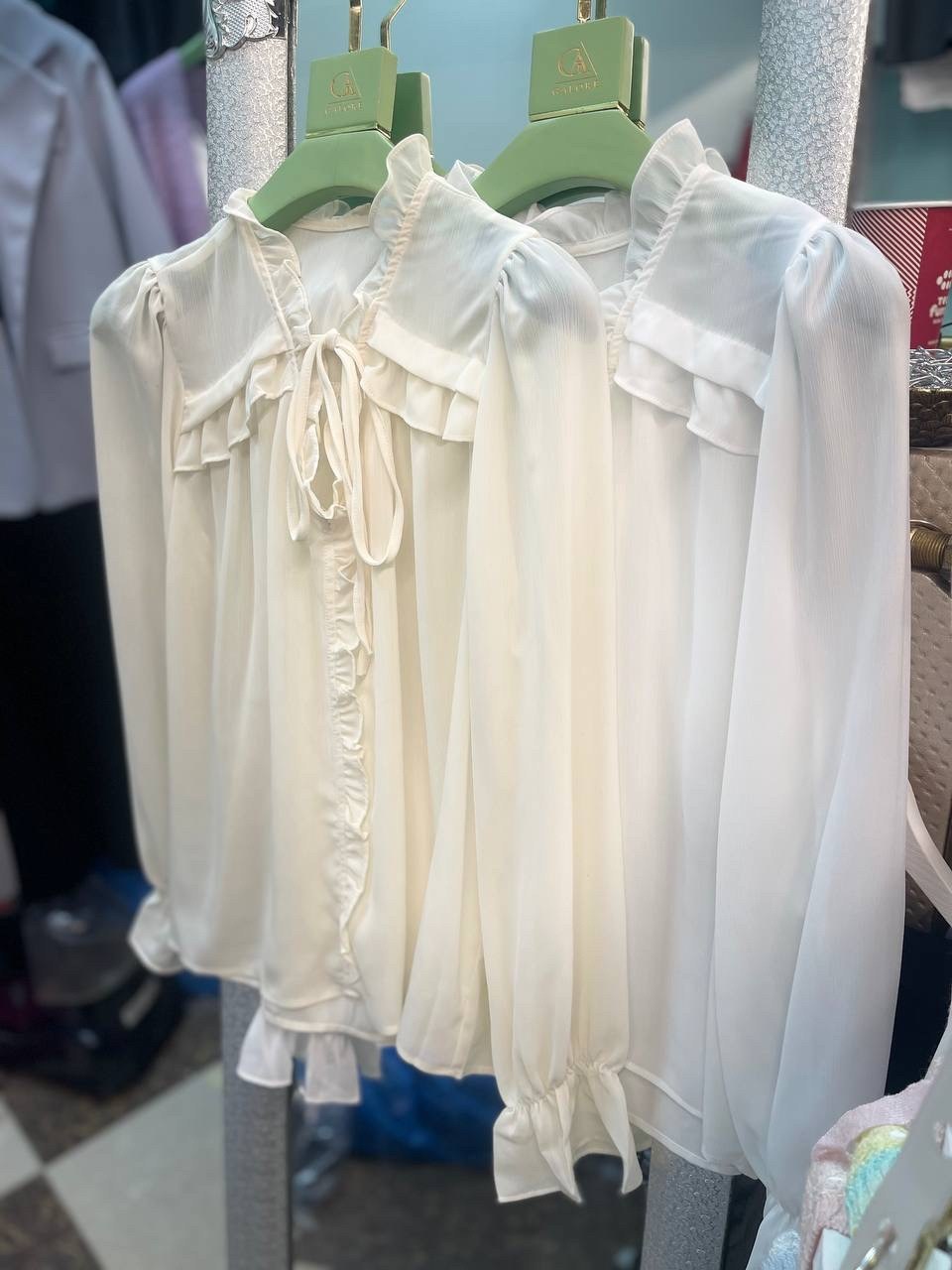 блузка женская,блузка с оборками,блузка для девочек,блузка для женщин,блузка женская шелковая