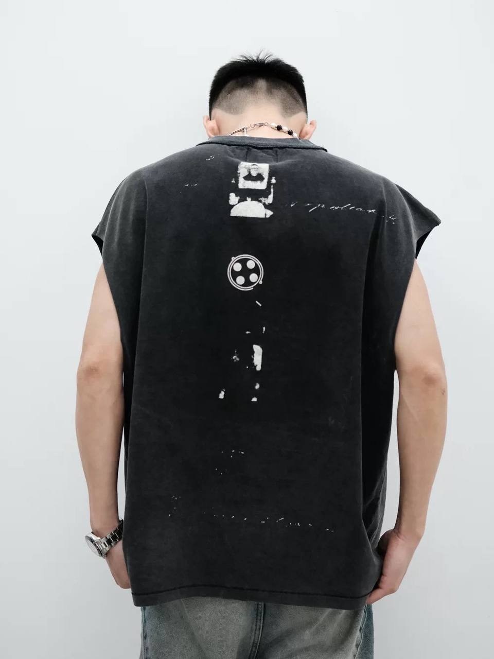 футболки без рукавов,модные футболки,майка для мужчин,футболка с принтом