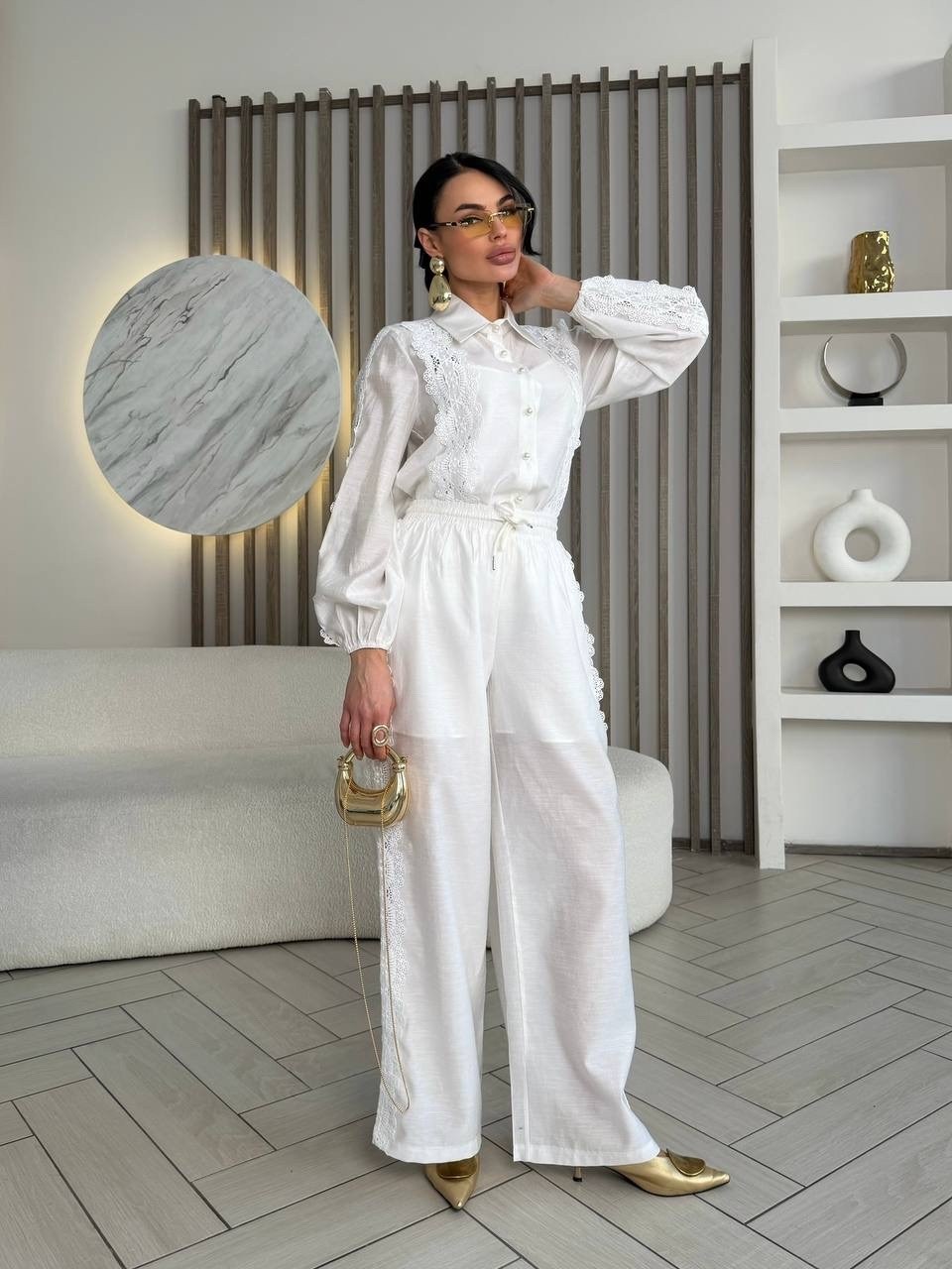 брючный костюм,костюм белый,костюм с брюками,костюм,костюм лен