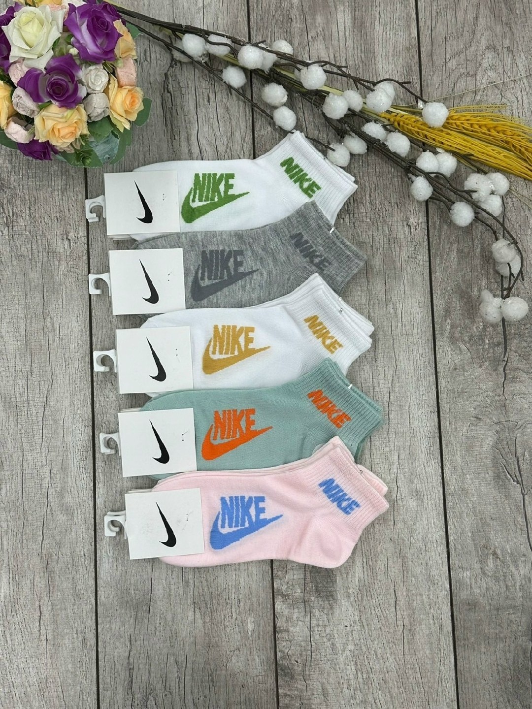 комплект носки женские,женские носки,носки спортивные женские,носки найк женские высокие,носки спортивные