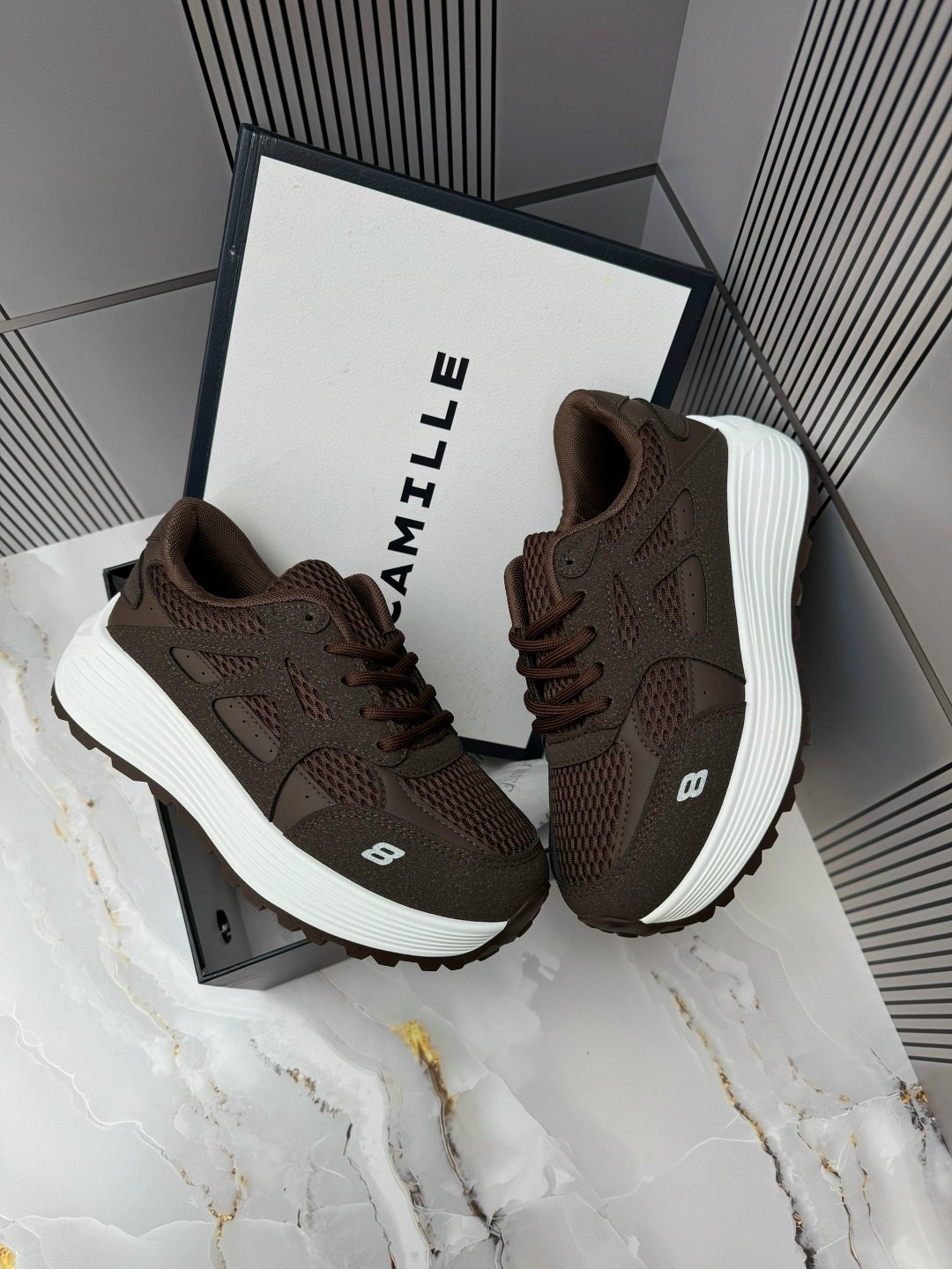 кроссовки женскиe,,кроссовки женские коричневые,повседневные кроссовки,кроссовки платформа