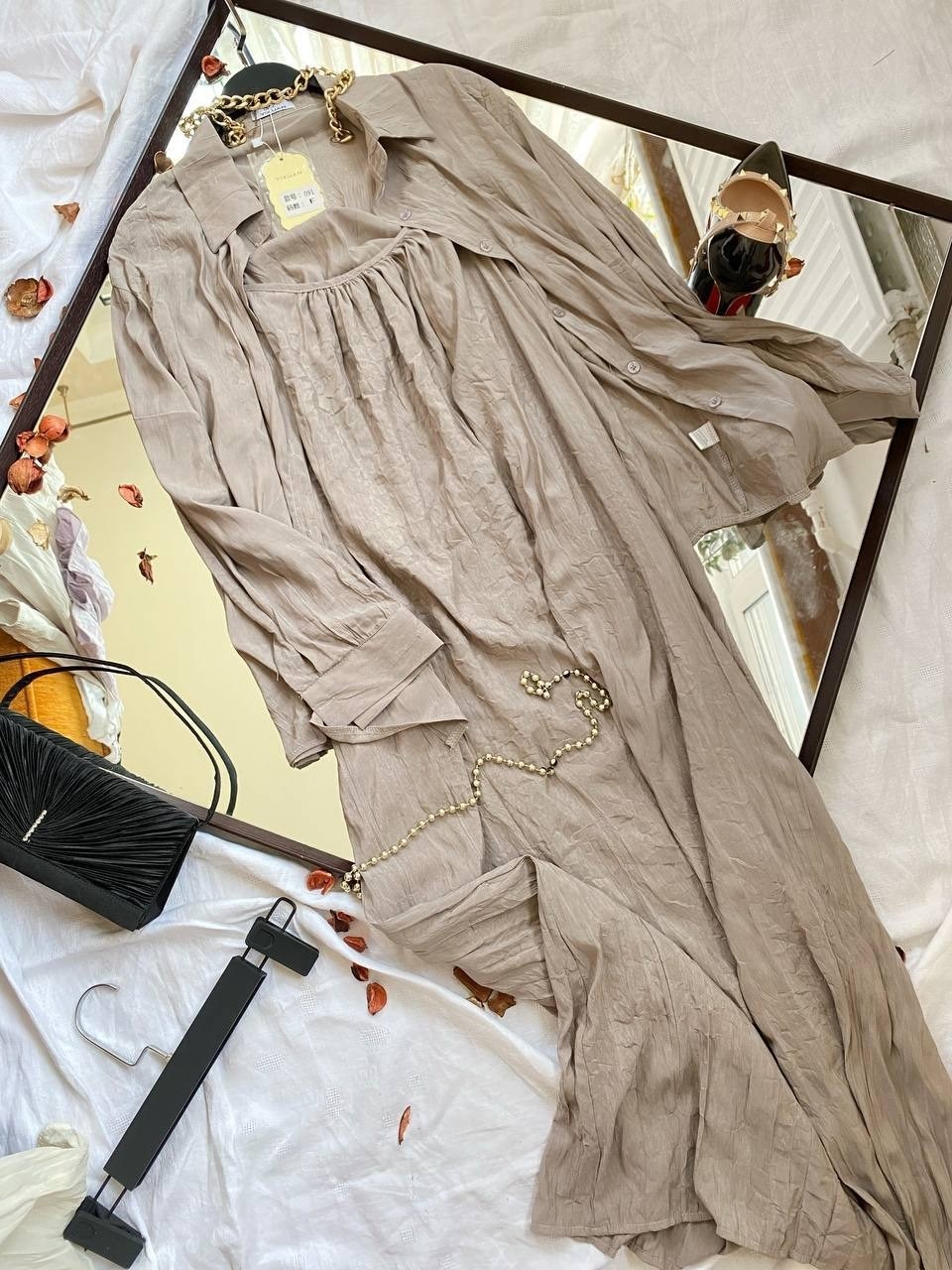 платье комбинации,платье комбинация с рубашкой,платье стиль,длинное платье,шифоновое платье