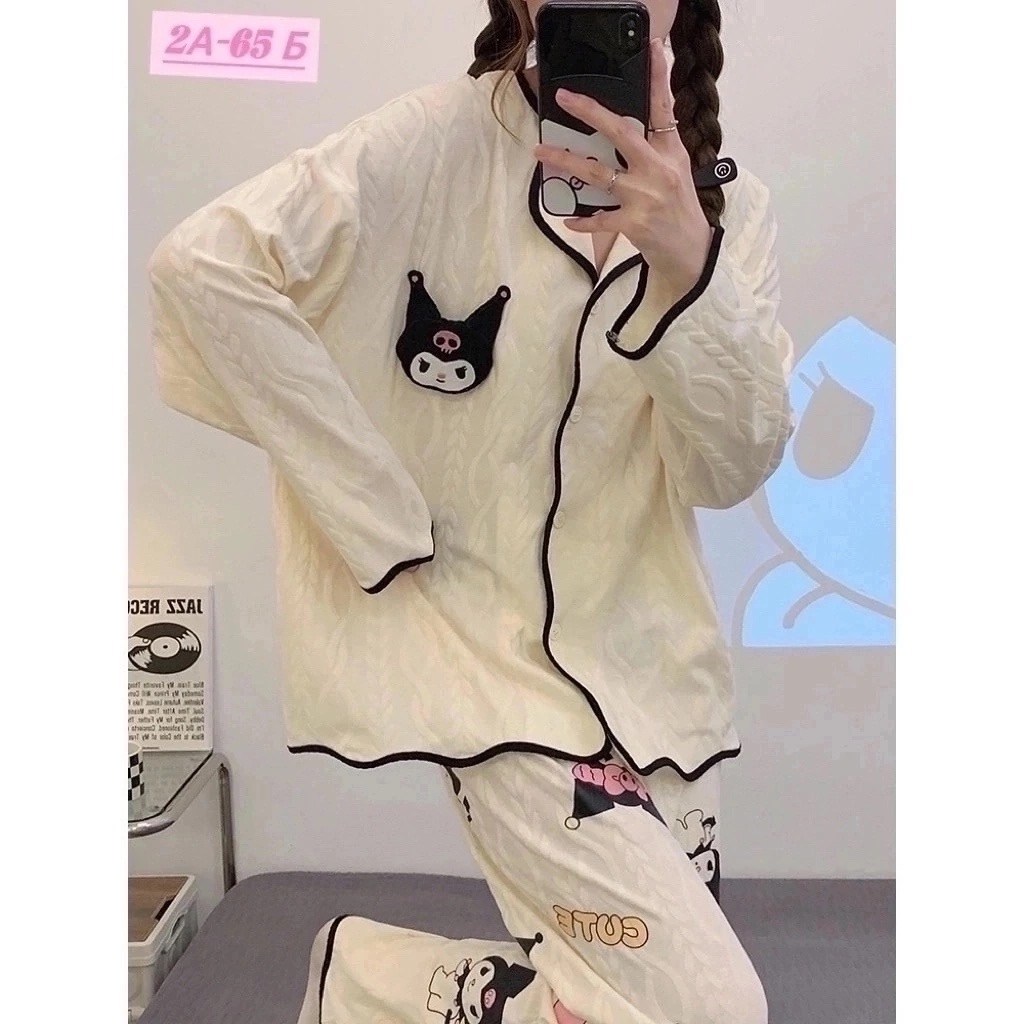 пижама хелло китти женская,miniso санрио пижама для женщин,пижама женская,пижама,комплект пижама