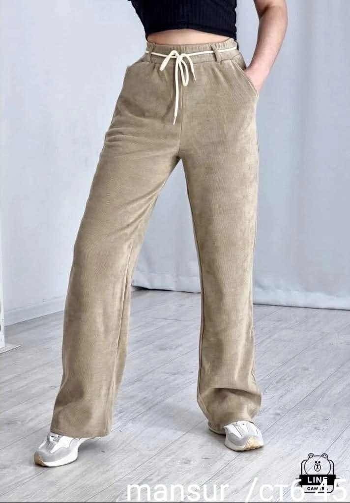 штаны вельвет,штаны вельвет арт.4576093,женские брюки вельвет,,shein tall спортивные брюки на кулиске широкий