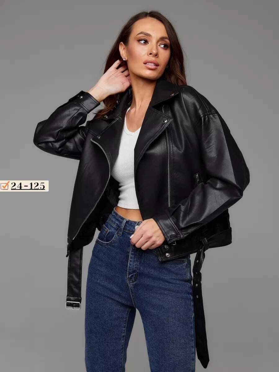 косуха оверсайз,куртка кожаная женская,стильная куртка,куртка женская,куртка кожаная