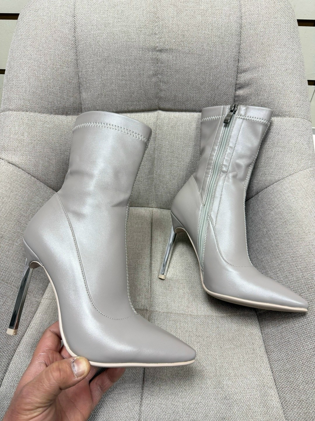 ,женские ботильоны,ботильоны на шпильках,бежевые ботильоны,ботильоны на каблуке