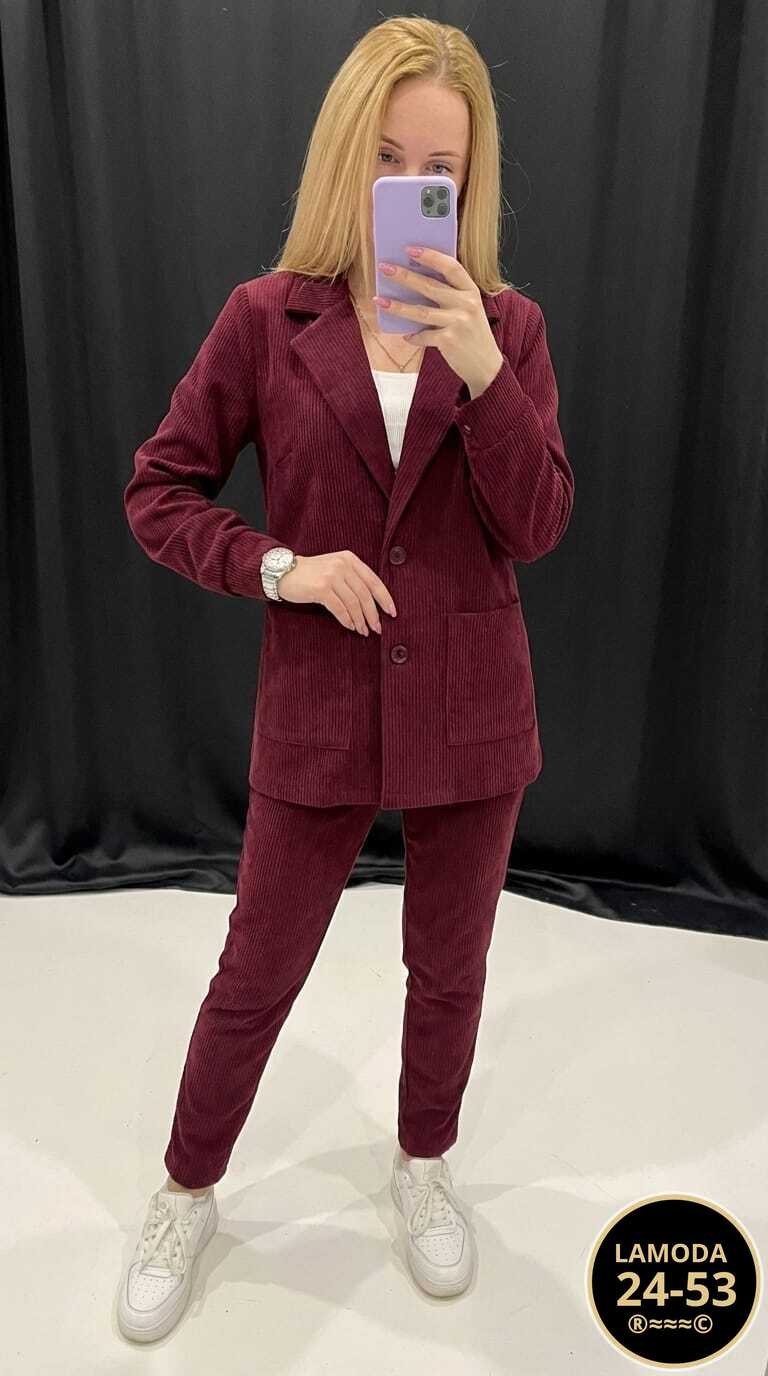 костюм двойка вельвет,вельветовый костюм женский,костюм женский,костюм из вельвета,вельветовый брючный костюм женский