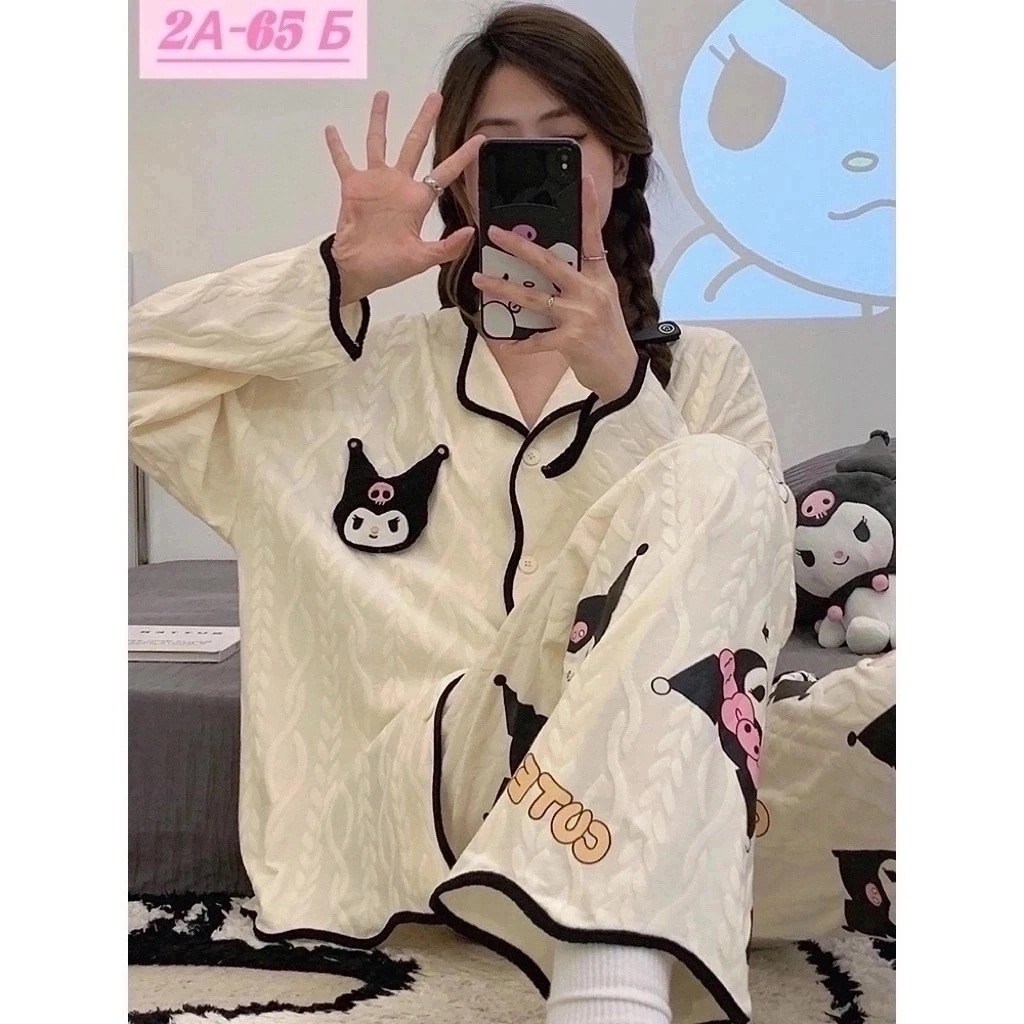 пижама хелло китти женская,miniso санрио пижама для женщин,пижама женская,пижама,комплект пижама