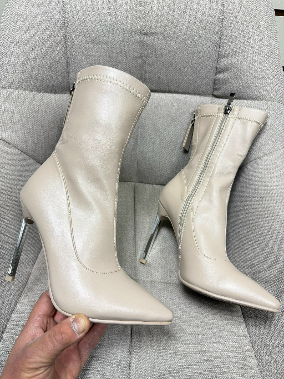 ,женские ботильоны,ботильоны на шпильках,бежевые ботильоны,ботильоны на каблуке