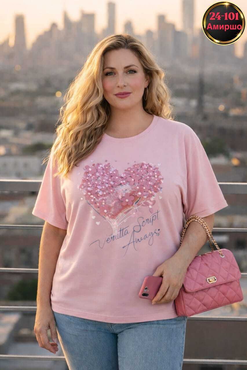 женская футболка больших размеров,футболки женская,футболки женские с принтом,женские майки больших размеров,футболка рич глам женская