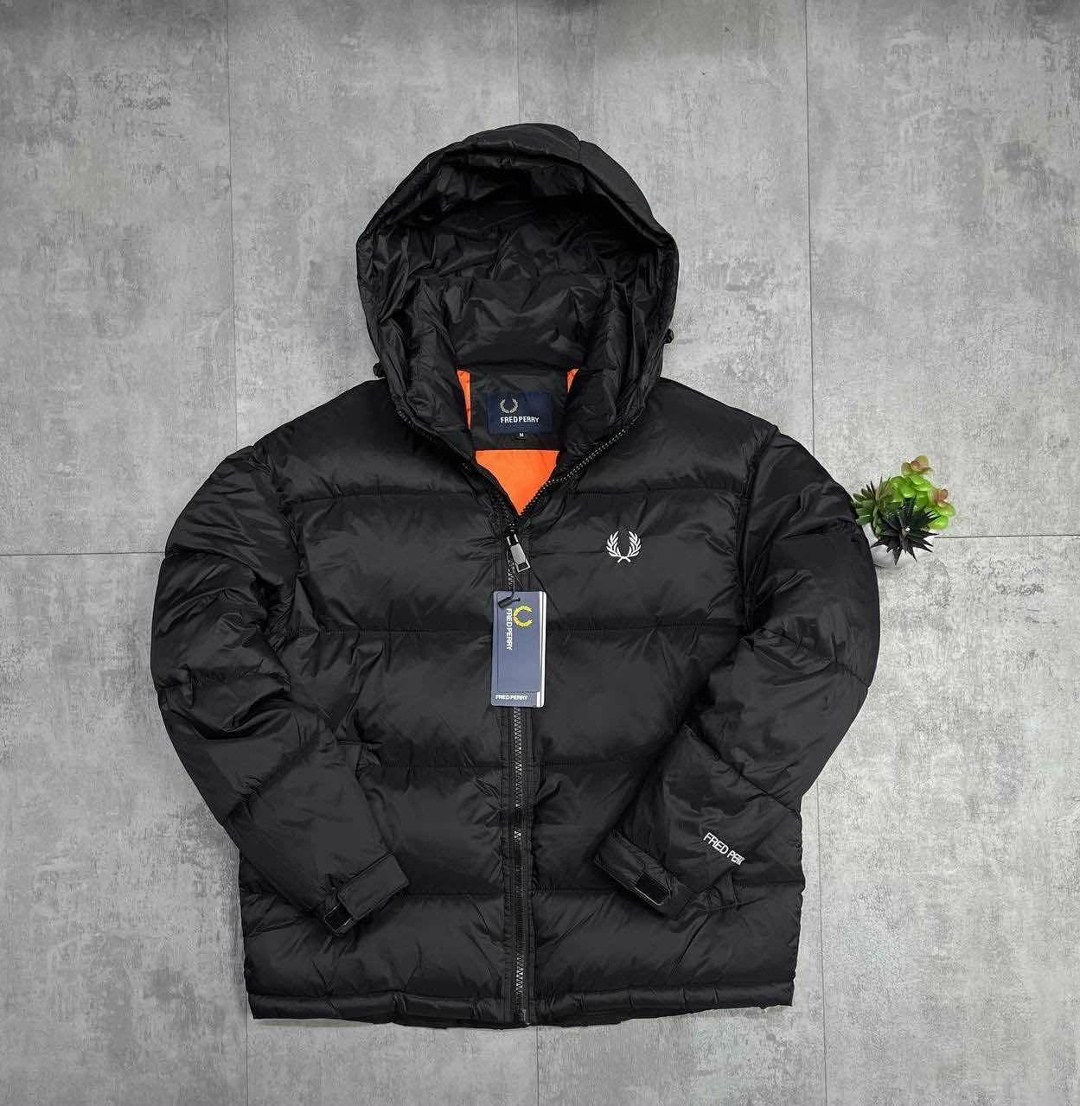 пуховик утепленный зимний куртка fred perry,куртка пуховик,зимняя куртка fred perry,пуховик fred perry,пуховик куртка зимний