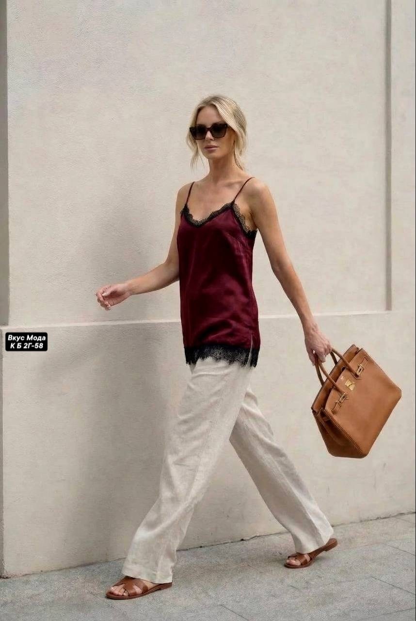 топ с кружевом,топ с кружевом бордовый,шелковый топ,бордовый