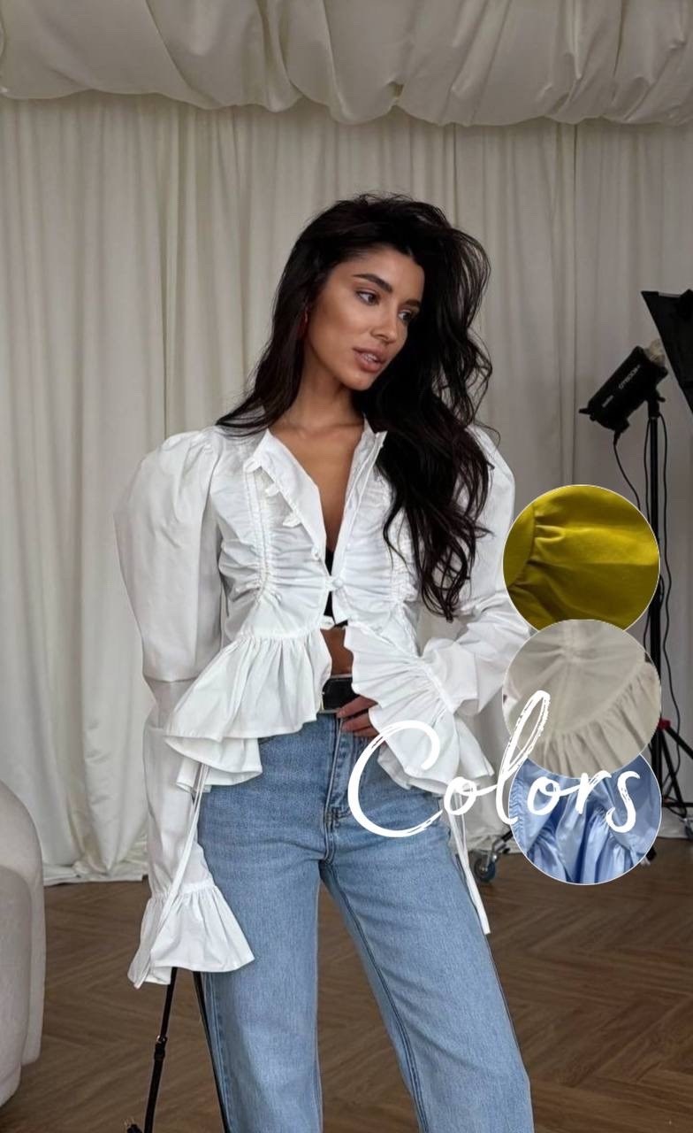 стильная блузка,блузка с рюшами,рубашка,блуза,женская кофта