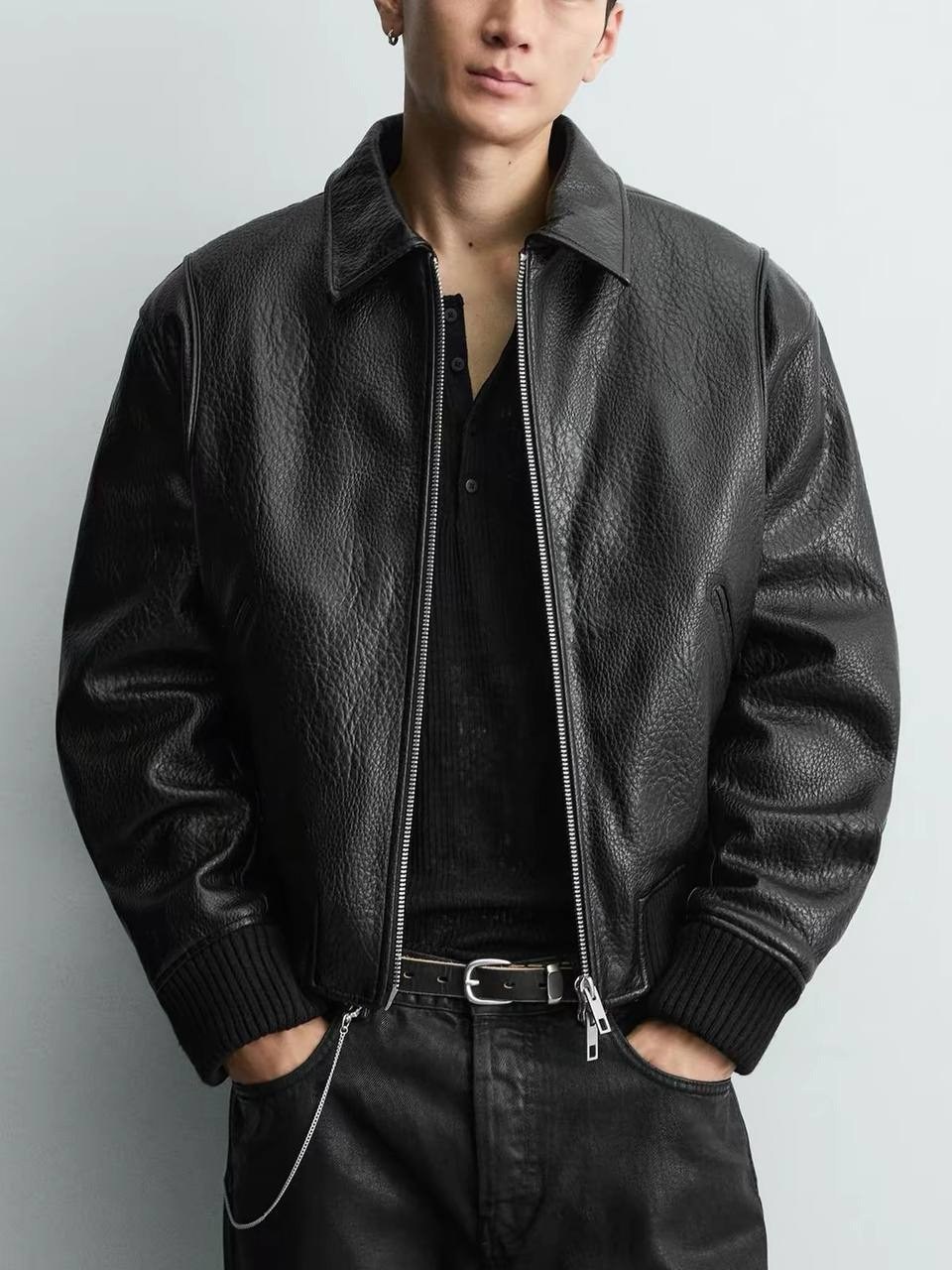 куртка кожаная,кожаная куртка бомбер,бомбер куртка,мужская мода,кожаная куртка мужская