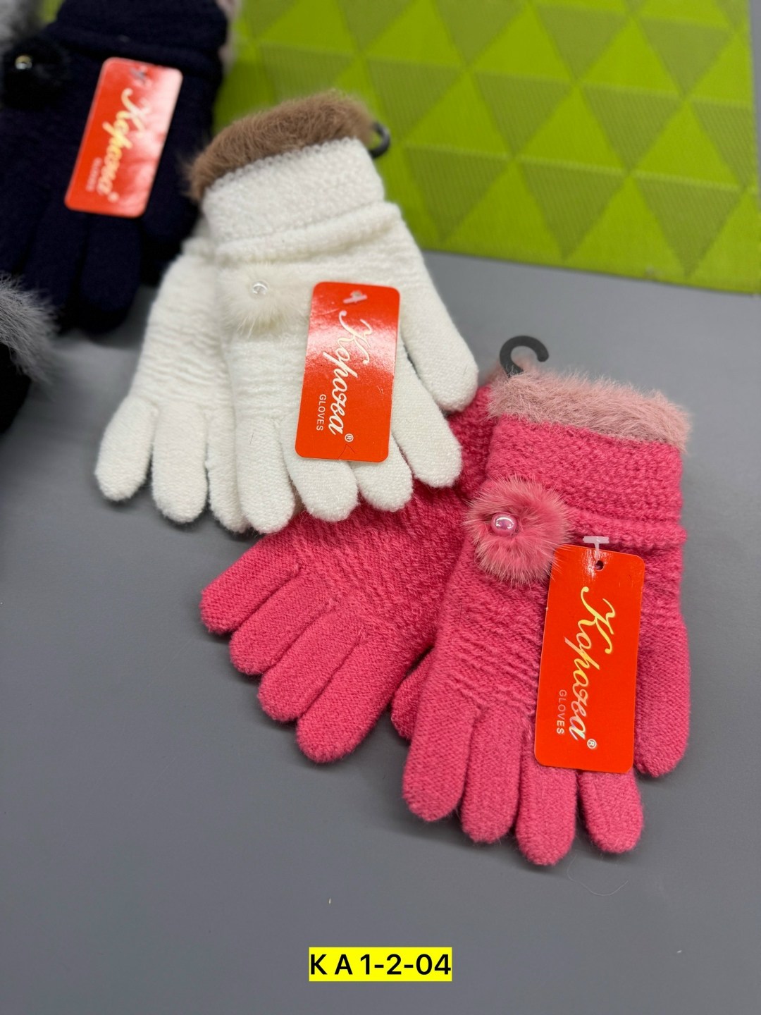 детские перчатки,перчатки детские вязаные,перчатки детские "henu" № c108,перчатки и варежки,перчатки вязаные