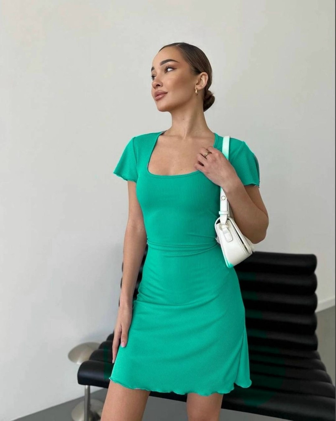 платье зеленый,платья,трикотажное платье,женские повседневные платья,платье летнее