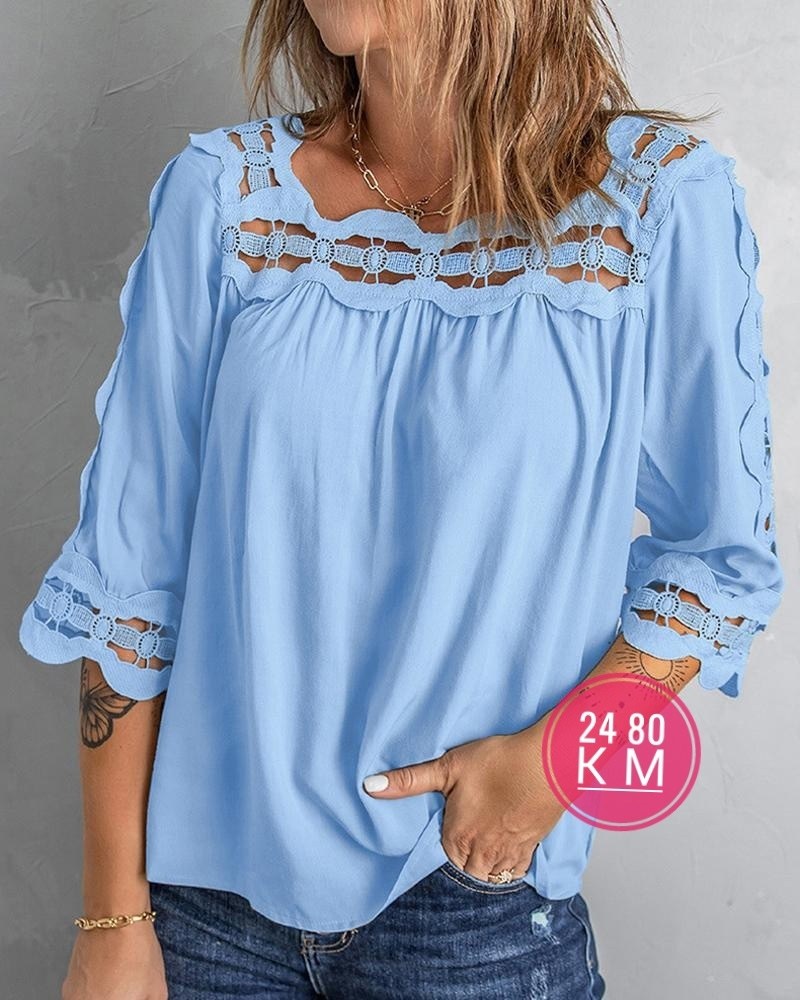 блузка с кружевными вставками,ажурная блузка,летние блузки женские,модная летняя блузка,блузка с кружевами