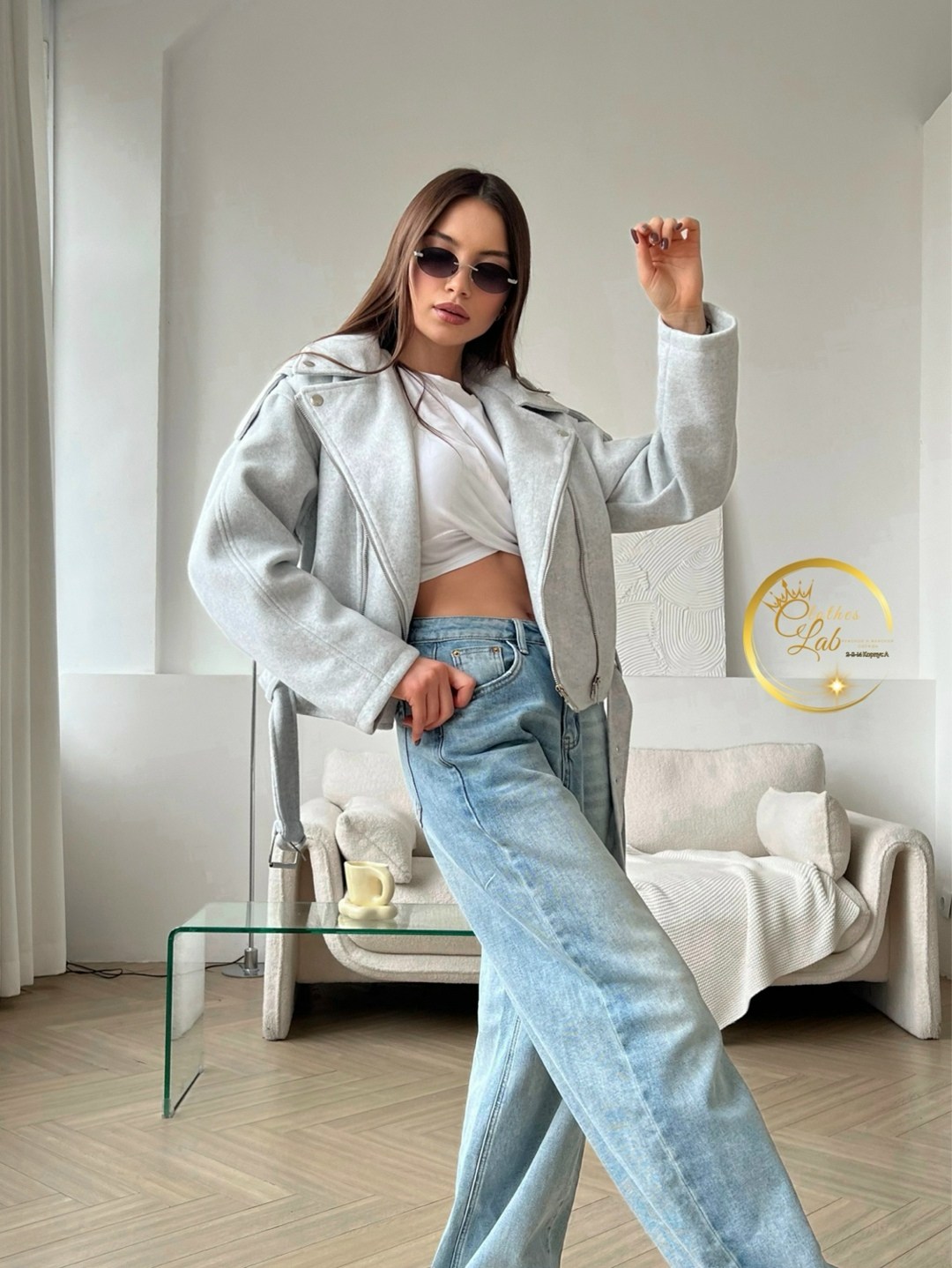 куртки ,косуха женская,куртка,женская куртка,косуха винтажная куртка кожаная oversize серая monyken