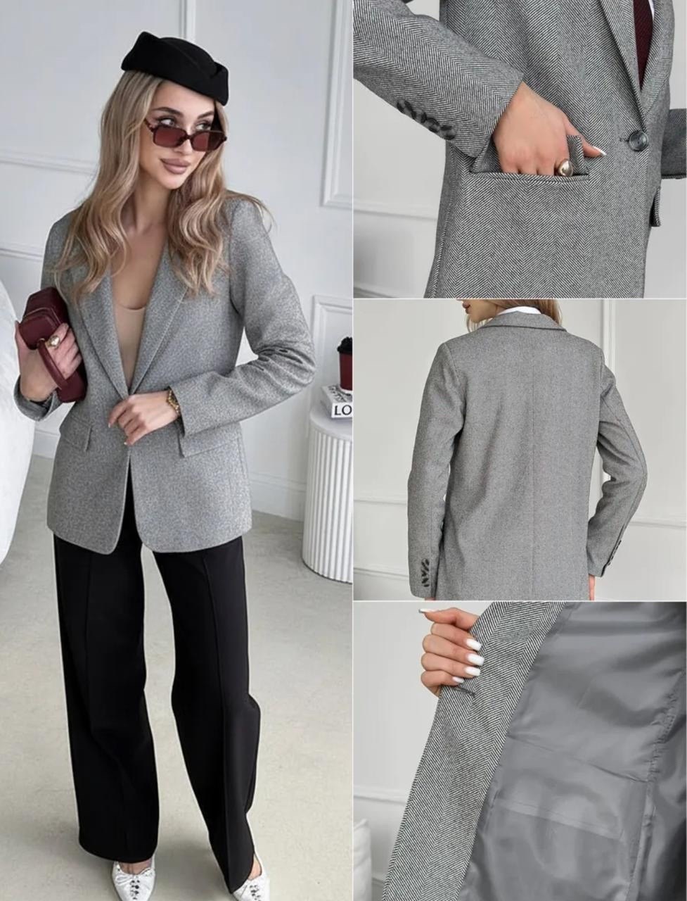 костюм брючный серый,жакет,жакет и брюки,женский брючный костюм