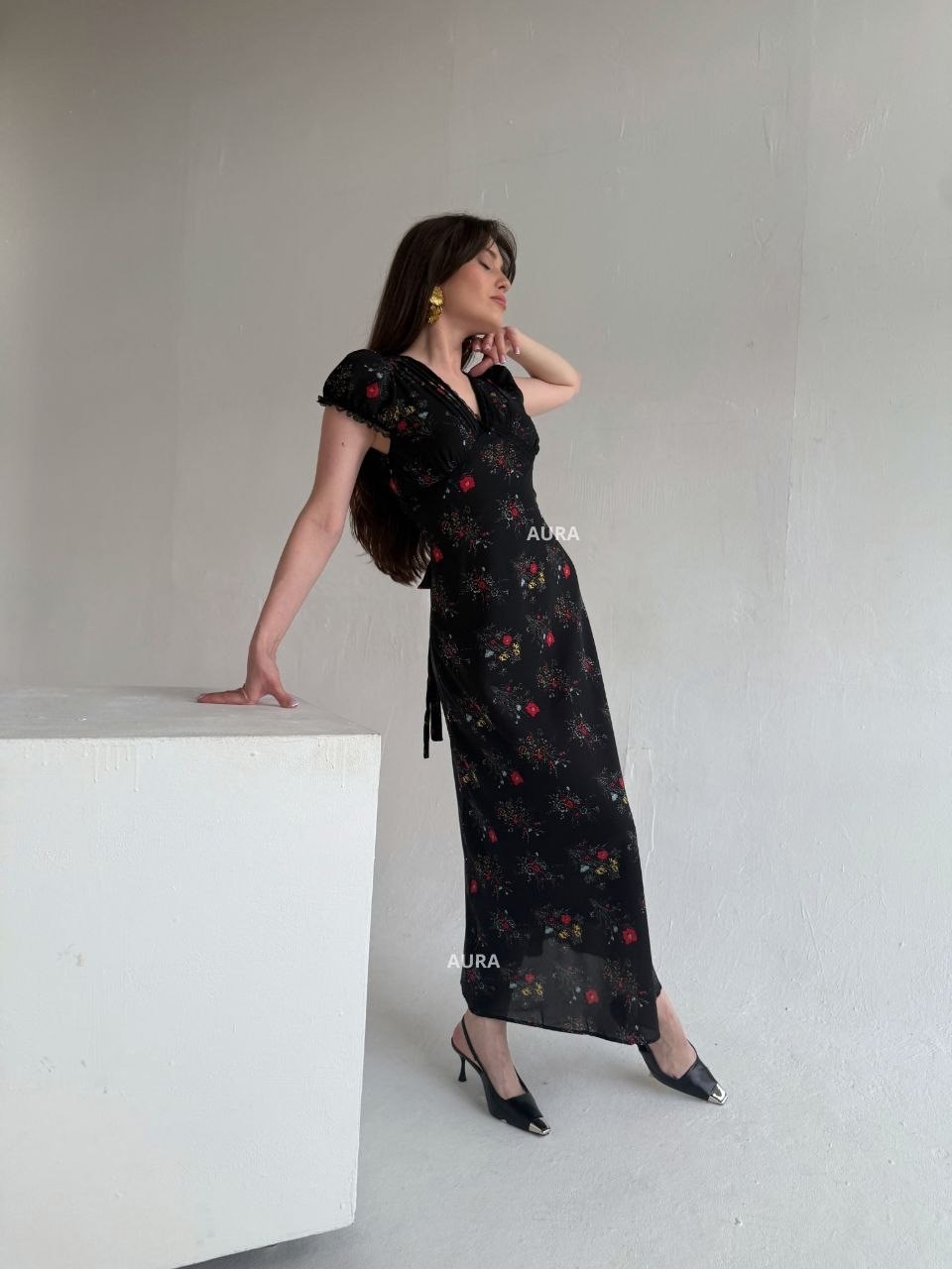 женское платье,платье,платье стильное,шелковое платье,платье миди