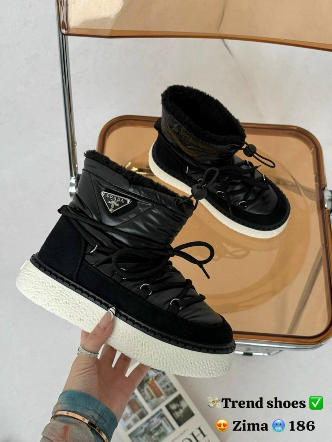 ,женские угги,дутики зимние prada на платформе,луноходы женские,дутики женские