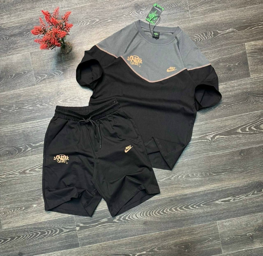 спортивные костюмы мужские,костюм спортивный мужской nike,спортивные костюм,костюм футболка и шортами